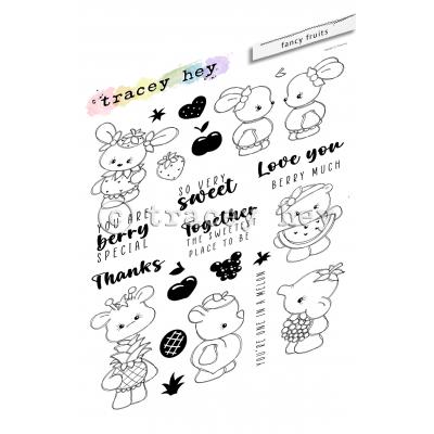 Tracey Hey Stempel - Fancy Fruit